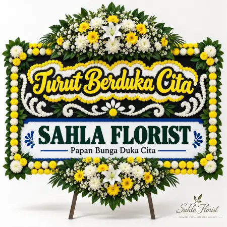 Papan Bunga Duka Tanjung Karang